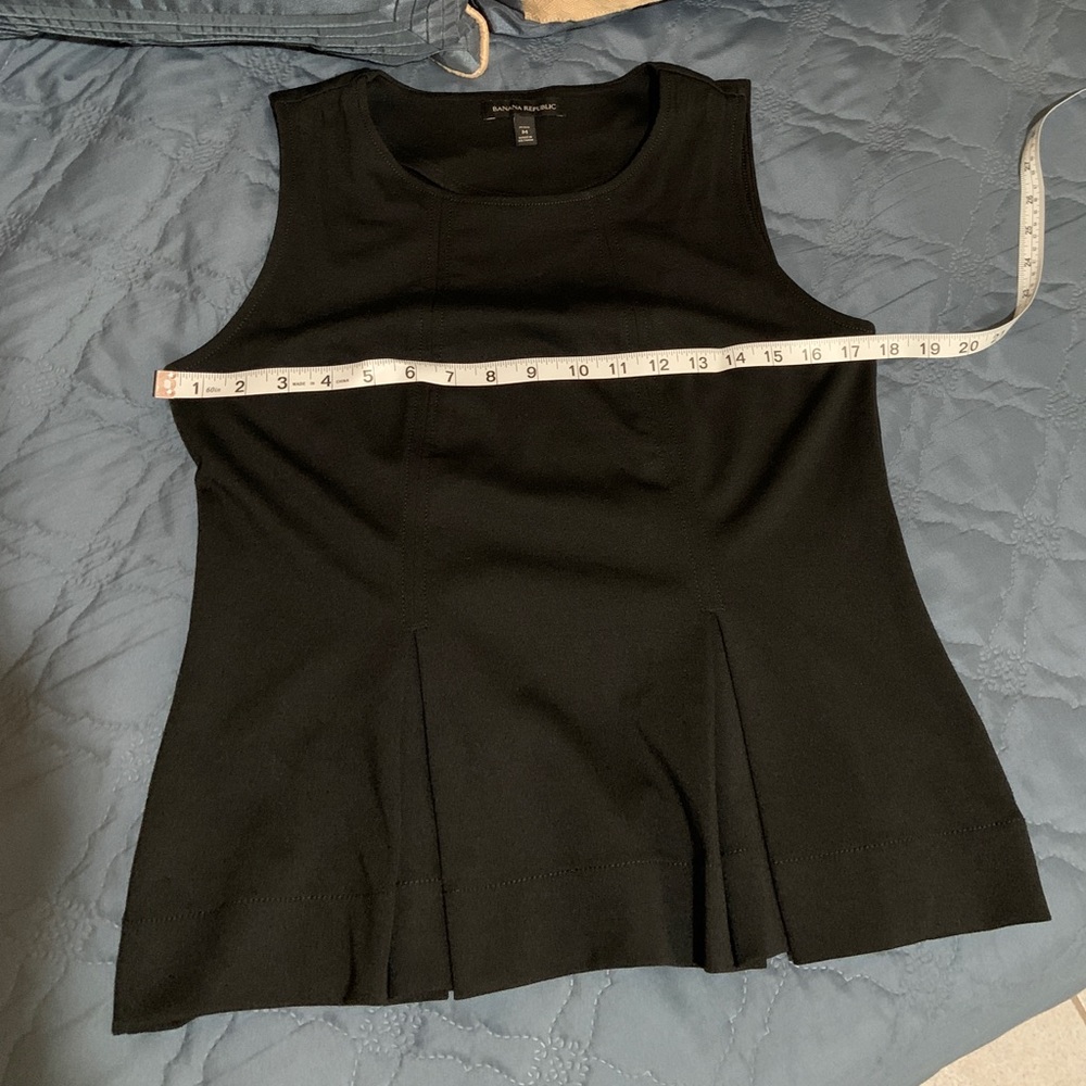 Banana Republic Black Peplum MP top